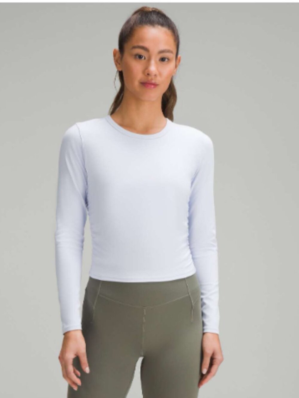 Lululemon All It Takes Long-Sleeve Shirt *Nulu | Blissful Blue | Size: 8